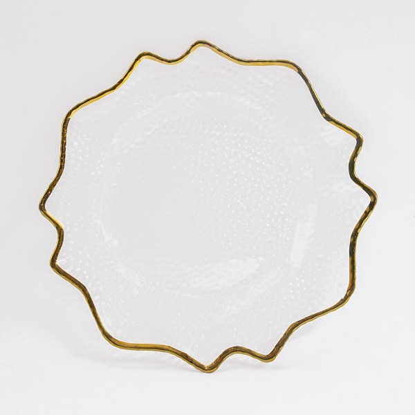 Jasmine Charger Plate Clear