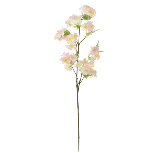 Silk Cherry Blossom Stem Pale Pink 85 cm