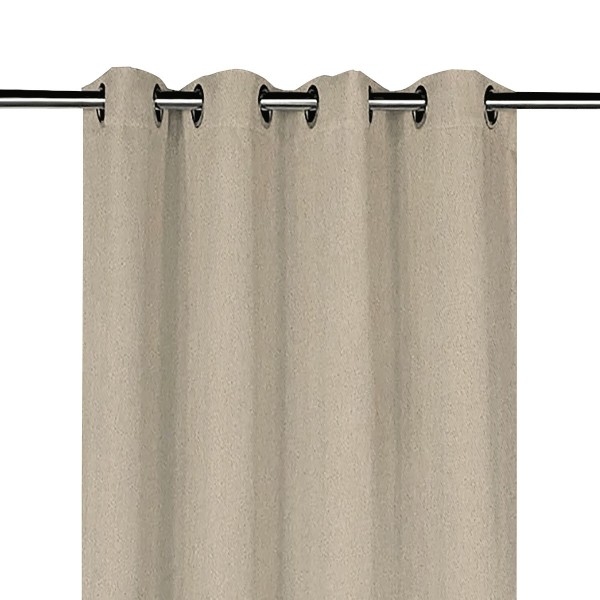Black Out Curtain Panel Light Beige 140X300 cm