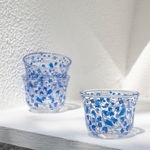 Anatolia Gahwa Cup Set of 6Pcs Blue
