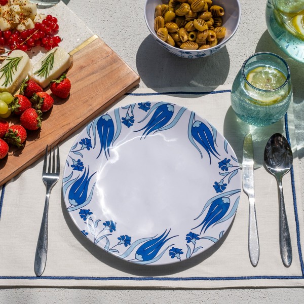 Anatolia Dinner Plate Set of 6Pcs Blue 26.7 cm