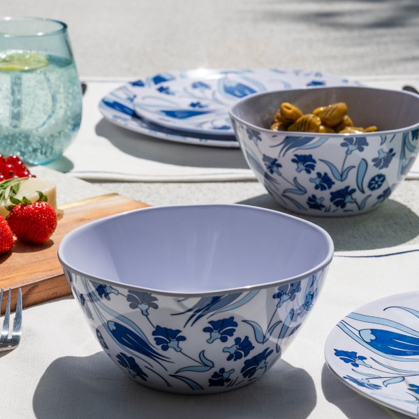 Anatolia Salad Bowl Set of 6Pcs Blue 15.2 cm