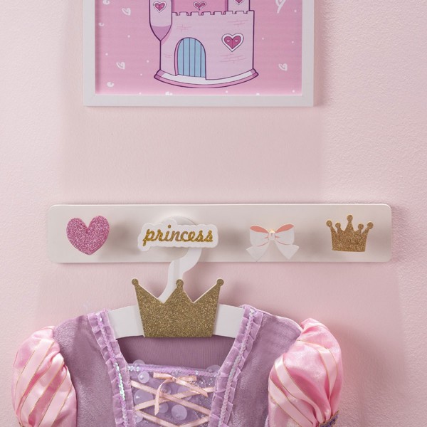 Princess Kids Hooks Pink 45x4.3x7.5 cm