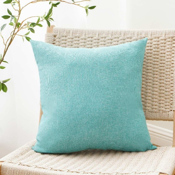 Plain Outdoor Cushion Green 50x50 cm