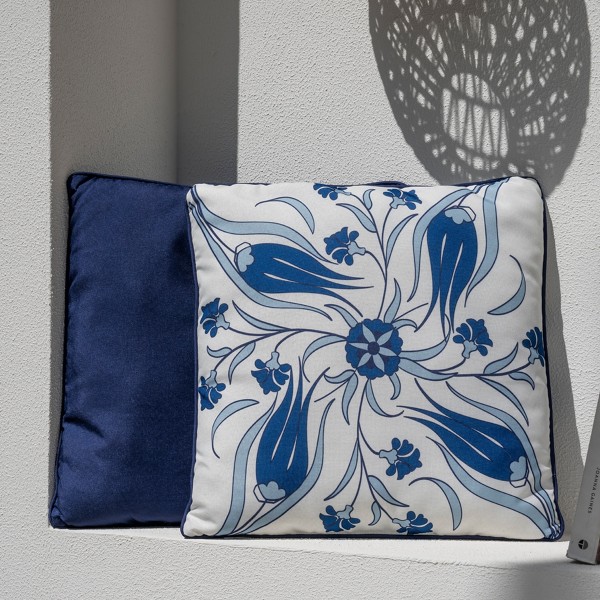 Anatolia Outdoor Cushion Blue Design 50x50 cm