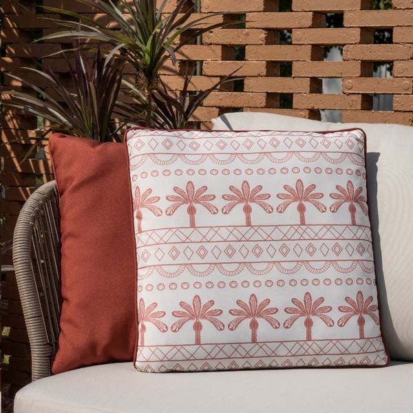 Draa Outdoor Cushion Clay Design50x50 cm