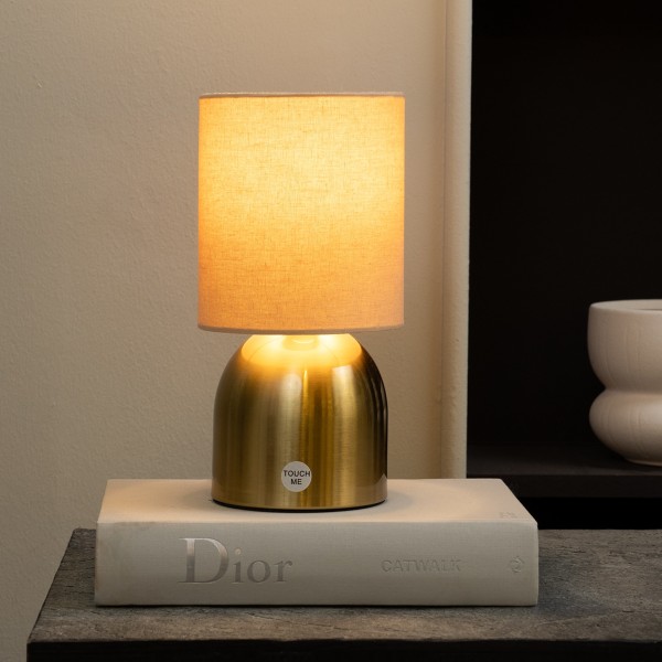 Touch Table Lamp Gold 28x14 Cm