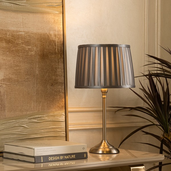 Villa Table Lamp Grey 45x26 Cm