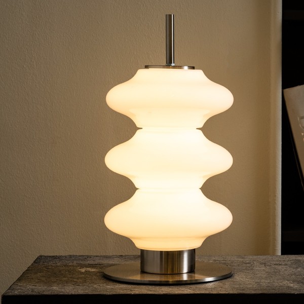 Marquise Table Lamp White D22xH43 Cm