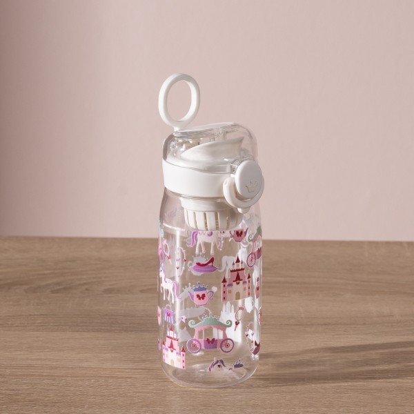 Princess Kids Drinking Bottle Clear H18 x D7 cm