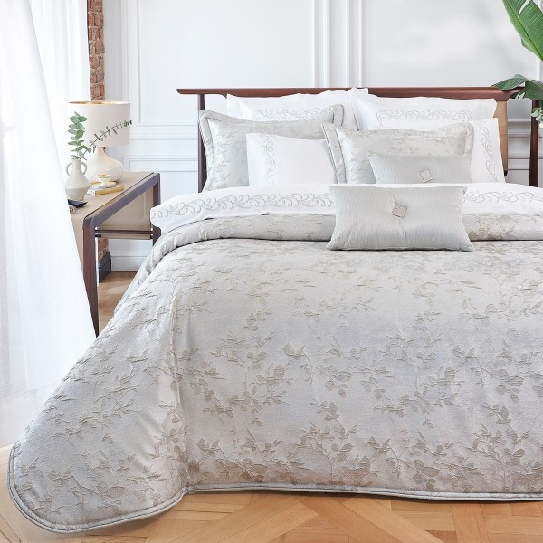 Sylvie 5 Pcs Bridal Comforter Set Cream 260x270 cm