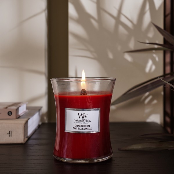 Woodwick Cinnamon Chai Scented Candle