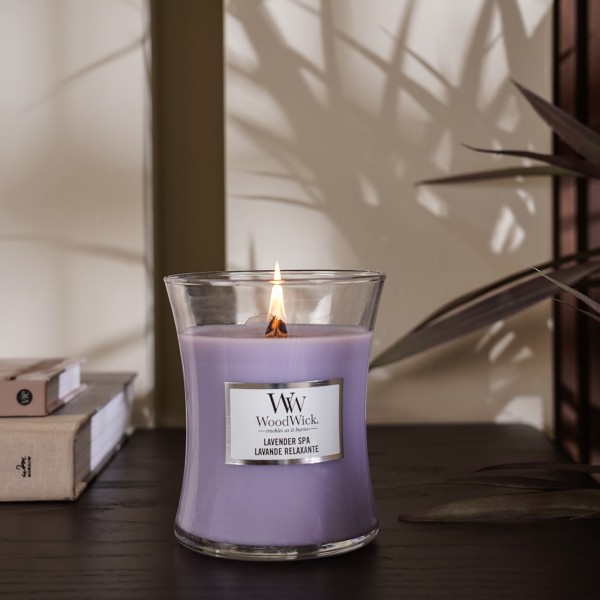 Woodwick Lavender Spa Scented Candle
