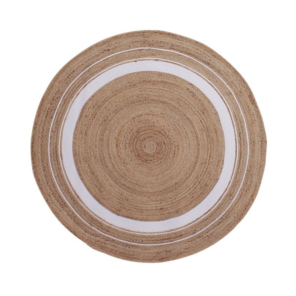 Rings Round Rug Natural 160 cm