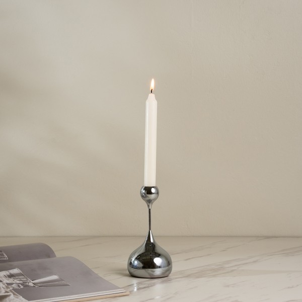Polish Candle Holder Silver 8X8X16 cm 