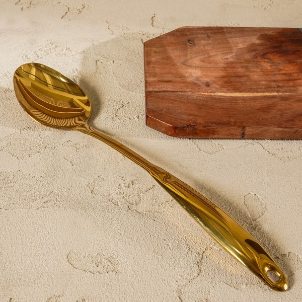 Jade Solid Spoon Gold H34.5 cm