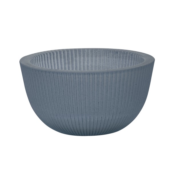 Cone Ribbed Dipping Bowl Blue 9.5X9.5X5 cm