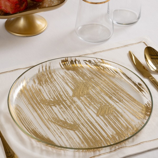 Venezia Dinner Plate Gold 28X2 cm