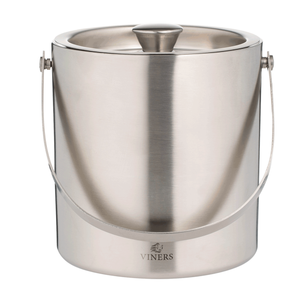 Viners Silver Double Wall Ice Bucket 1.5Ltr