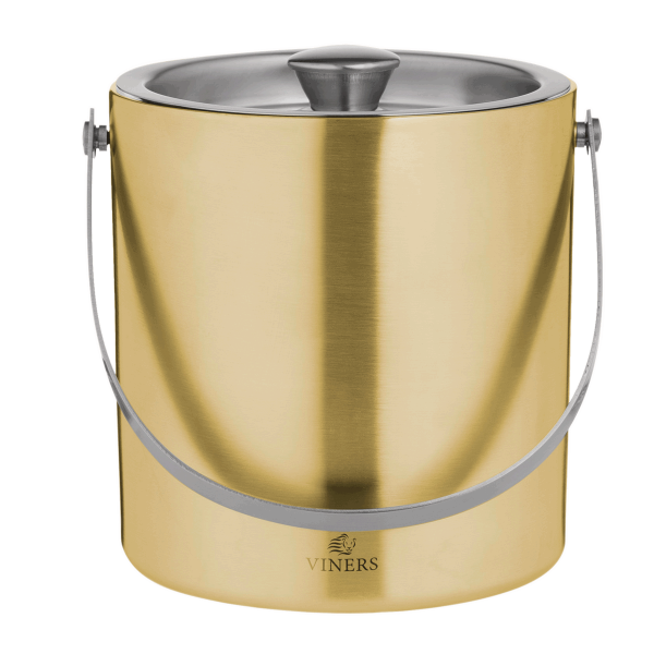 Viners Gold Double Wall Ice Bucket 1.5Ltr