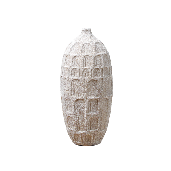 Roma Vase Cream 18X39.5 cm