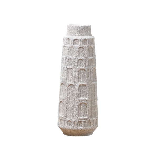 Roma Vase Cream 15.5X41.5 cm