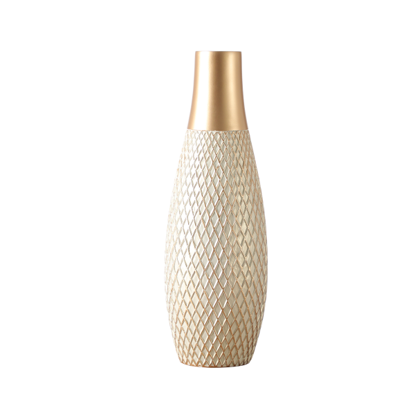Angular Vase Gold 14.5X42 cm