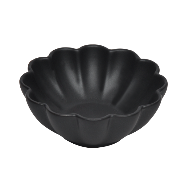 Honey Ceramic Bowl Matte Black 9X3.5 cm