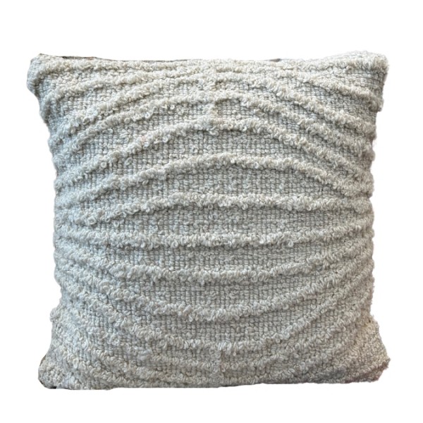 Wave Cushion Ivory 45X45 cm