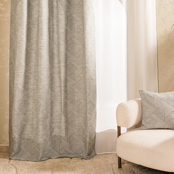 Kara Curtain Panel Grey 140X300 cm