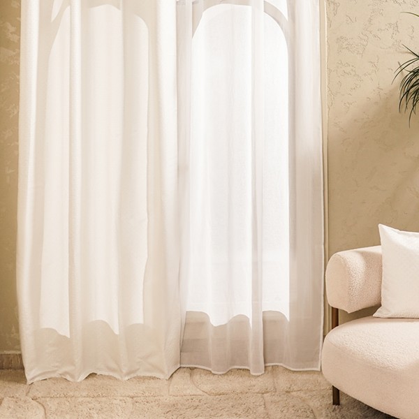 Reshmy Curtain Panel White 140X300 cm