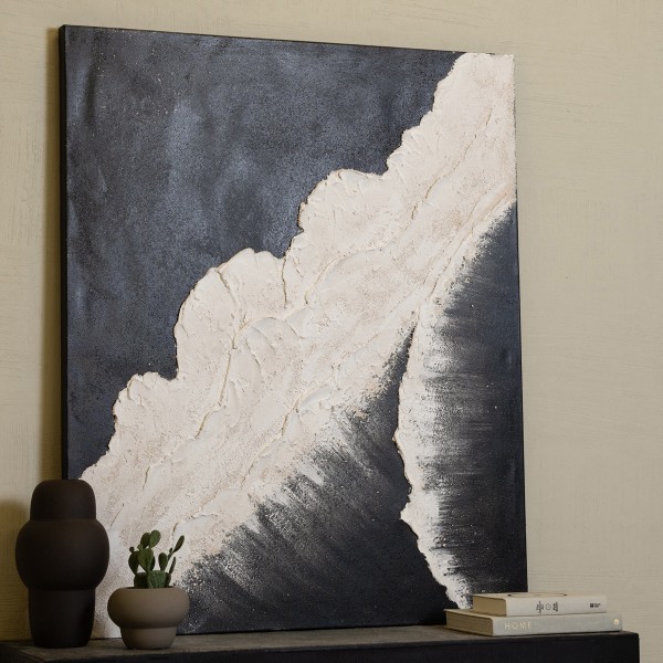 Ocean Oil Canvas Black 100X120 cm