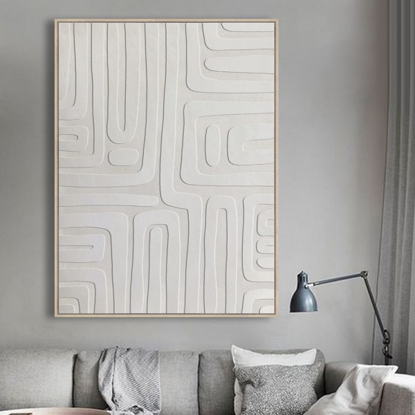 Adonis Wall Art White 55X75 cm