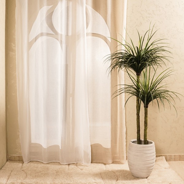 Eliza Voile Curtain White 140X300 cm