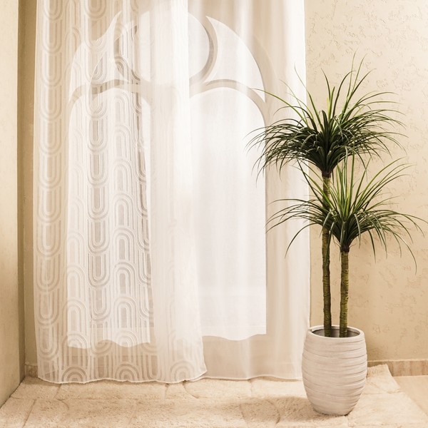 Deco Voile Curtain White 140X300 cm