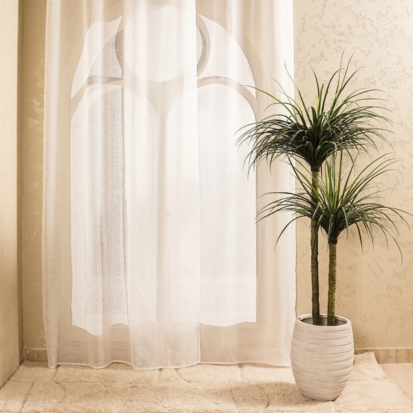 Anabel Voile Curtain White 140X300 cm