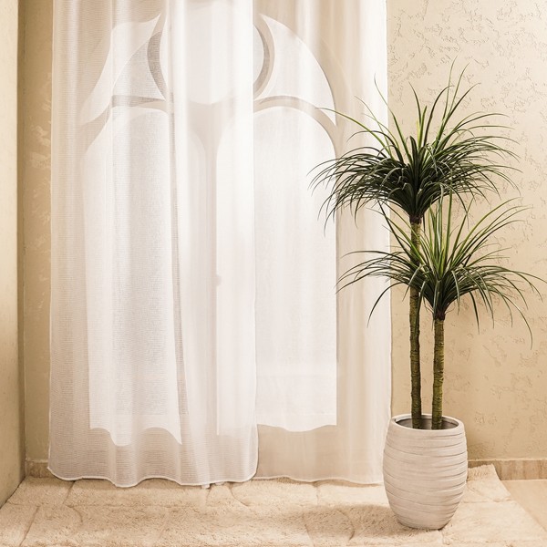 Sparta Voile Curtain White 140X300 cm
