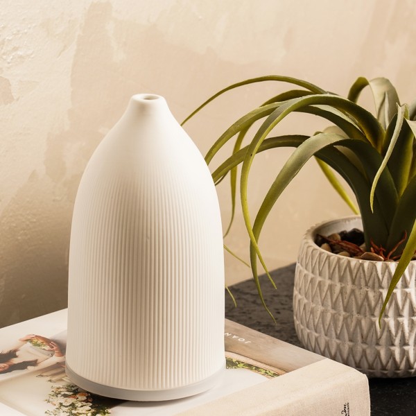 Agave Electric Diffuser White 9.7X17.5 cm