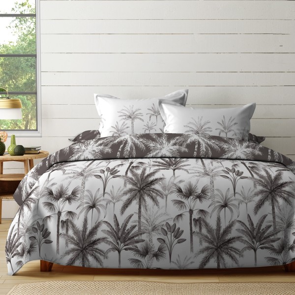 Nakhal 5 Pcs Comforter Set Grey 240X260 cm