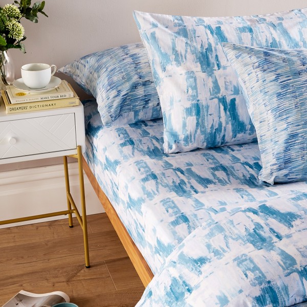 Talia Fitted Sheet Teal 180X200 cm