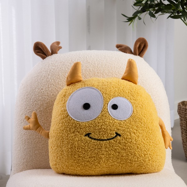 Monster Party Kids Cushion Yellow 30X40 cm