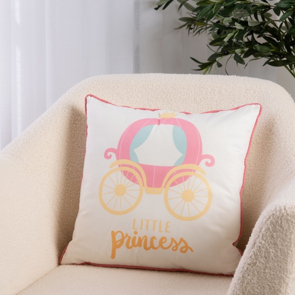 Little Princess Kids Cushion Pink 40X40 cm