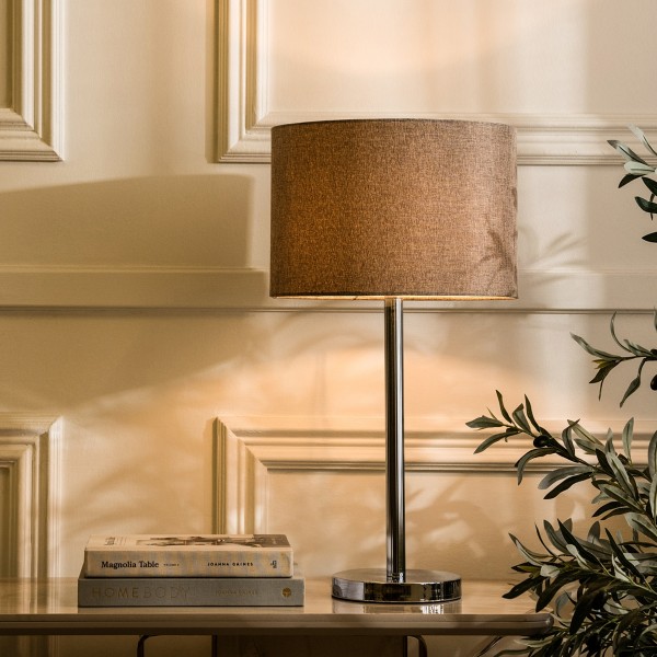 Ella Table Lamp Beige D32 x H60 cm