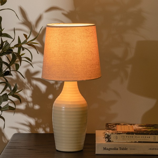 Centro Table Lamp White D18 x H36 cm