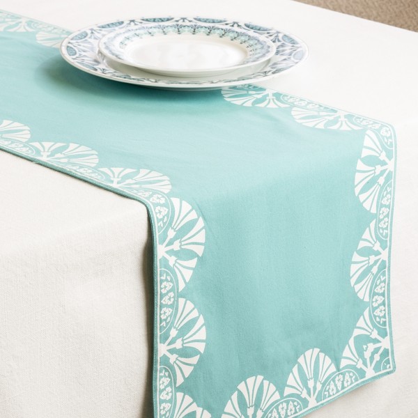 Sultan Table Runner Green 33X150 cm
