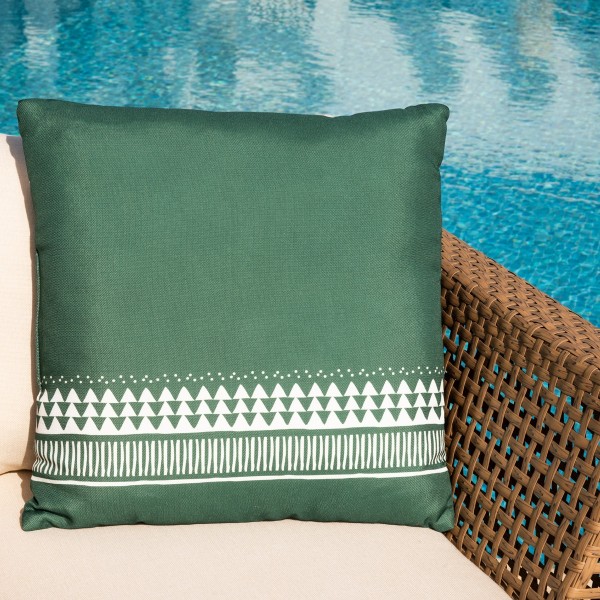 Boho Cushion Green 50X50 cm