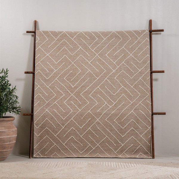 Maze Area Rug Taupe 200X300 cm