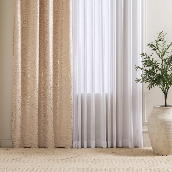 Jemma Curtain Panel Cream 140 X 300 cm  