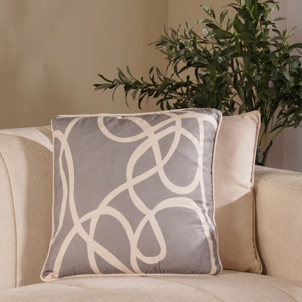 Ling Cushion Grey 45 X 45 cm  
