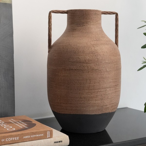 Bamboo Vase Brown 25X39 cm